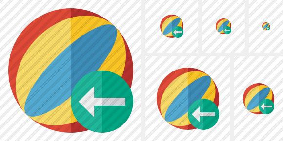 Beach Ball Previous Icon