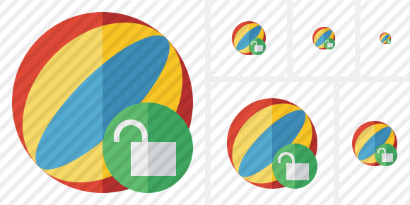 Beach Ball Unlock Icon