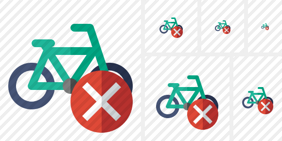 Bicycle Cancel Icon