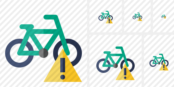 Bicycle Warning Icon