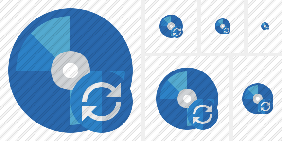 Bluray Disc Refresh Icon