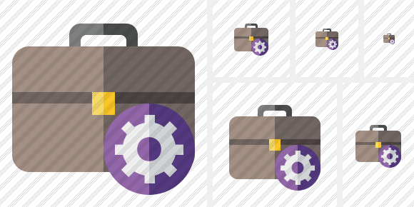 Briefcase Settings Icon