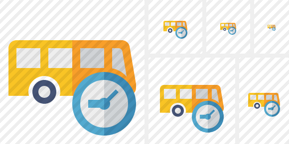 Bus Clock Icon