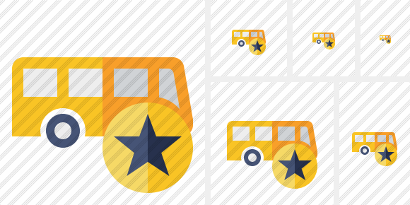 Bus Star Icon