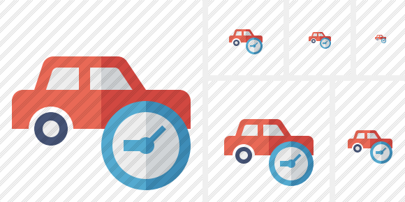 Car Clock Icon