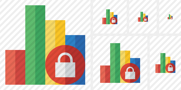 Icone Chart Lock