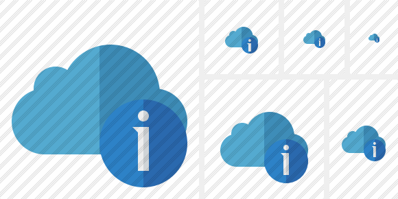 Cloud Blue Information Icon