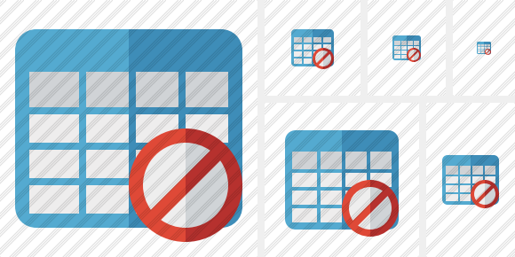 Database Table Block Icon