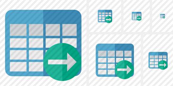 Database Table Next Icon