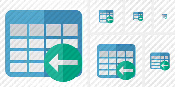 Icone Database Table Previous