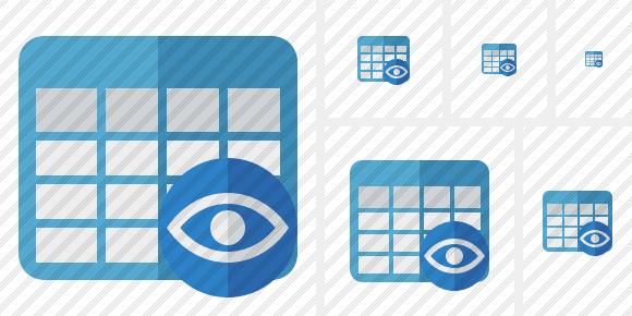 Database Table View Icon