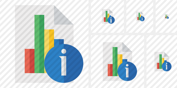 Icone Document Chart Information