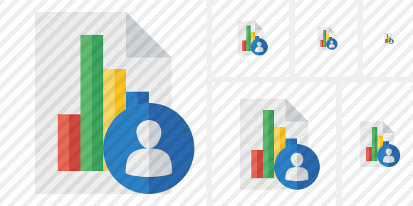 Icone Document Chart User