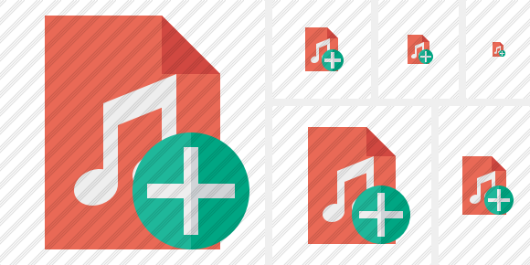 File Music Add Icon