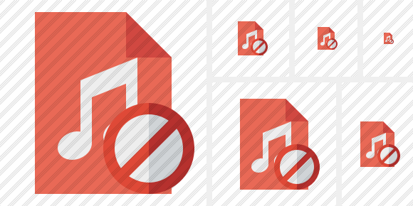 File Music Block Icon