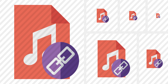 File Music Link Icon