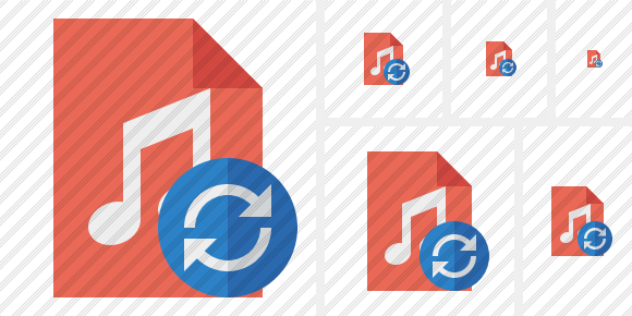 File Music Refresh Icon