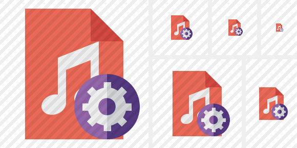 File Music Settings Icon