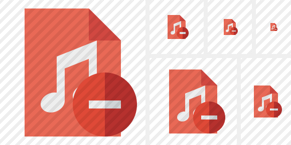 File Music Stop Icon