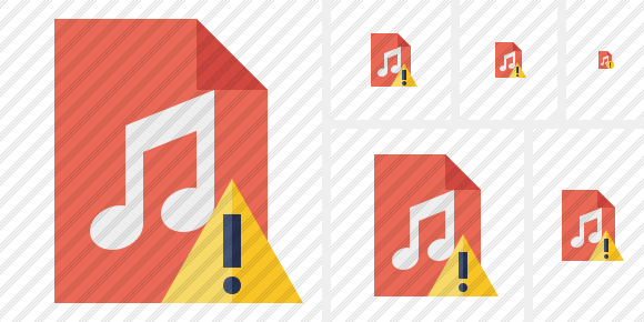 File Music Warning Icon