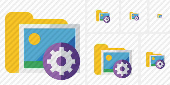 Icone Folder Gallery Settings