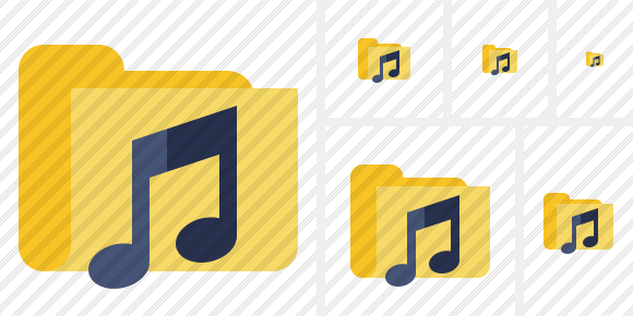 Folder Music Icon