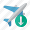 Airplane Download Icon