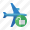 Airplane Horizontal 2 Unlock Icon