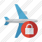 Airplane Horizontal Lock Icon