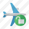 Airplane Horizontal Unlock Icon