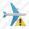 Airplane Horizontal Warning Icon