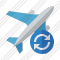 Airplane Refresh Icon