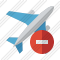 Airplane Stop Icon