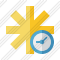 Asterisk Clock Icon