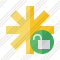 Asterisk Unlock Icon