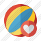 Beach Ball Favorites Icon