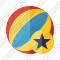 Beach Ball Star Icon