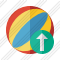 Beach Ball Upload Icon