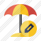 Beach Umbrella Edit Icon