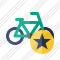 Bicycle Star Icon