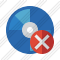 Bluray Disc Cancel Icon