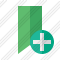 Bookmark Green Add Icon