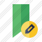 Bookmark Green Edit Icon