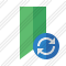 Bookmark Green Refresh Icon