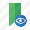 Bookmark Green View Icon