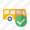 Bus Ok Icon