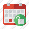 Calendar Unlock Icon