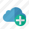 Cloud Blue Add Icon