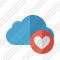 Cloud Blue Favorites Icon