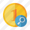 Coin Search Icon